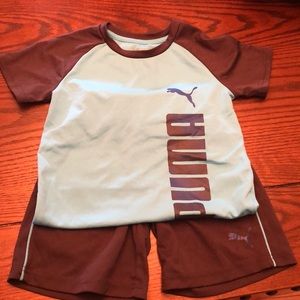 Toddler Puma shorts set